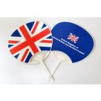 TOSPA национальный флаг рисунок веер "uchiwa" Англия национальный флаг рисунок Британия Union Jack (2 шт. комплект комплект )
