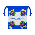 EXPO2027tunktunk Mini мешочек ( кошелек ) синий 2027 международный садоводство . официальный лицензия товар 