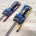 シンワ測定 丸ノコガイド定規 限定色 たためるTスライド スリムシフト 30 併用目盛 79040 突き当てがたためるのでコンパクトに収納出来、持ち運びに便利です。