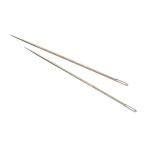千吉 サシ針 タタミ用 NO.11 糸通し・穴あけに最適 2本入り 約150mm 奥行2mm