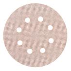 NCA ランダムサンダー用ペーパー A#180 マジック式 125mm 吸じん8穴 クラフト紙製