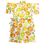 ko.. джинбей orange рисунок белый земля хлопок 100% 80~95cm сделано в Японии ткань использование бесплатная доставка 