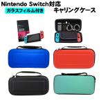 nintendo switch キャリーケース 保護フィルム 2点セット Nintedo Switch 任天堂スイッチ 保護カバー ポーチ ゲームカード 収納 送料無料
