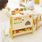 食育 木のおもちゃ ままごと おままごと 木製 森の遊び道具 憧れのアイランドキッチンセット  3才