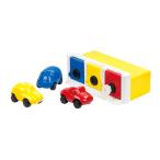 出産祝い 男の子 車 お誕生日 プレゼント BorneLund ボーネルンド Ambi Toys アンビ・トーイ ロック・アップ・ガレージ  【袋ラッピング対応】