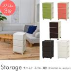 チェスト 収納ケース 3段 プラスチック Storage チェスト 3段 【ノベルティ対象外】