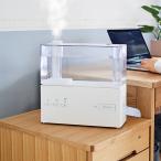 加湿器 超音波 おしゃれ 5畳 8畳 除菌 消臭 寝室 デスク cleverin クレベリンLED搭載 超音波式加湿器　KMWW-301C ホワイト
