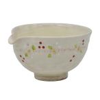 ショッピング三島 片口茶碗　粉引三島　クリスマスリース　清和窯　（紙箱）