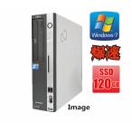  отметка 10 раз б/у компьютерный стол верх персональный компьютер Windows 7 новый товар SSD120GB Office есть Fujitsu ESPRIMO D серии Celeron~ память 4G SSD120GB