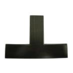 Ｔ字型印矩　 黒檀木　特製幅広印矩