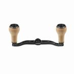 ダブルハンドル 8x5mm 100mm ガンメタル & ブラック ゴメクサス