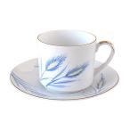 コーヒーカップ＆ソーサー 麦 豪華金ライン 和テイスト