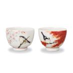 九谷焼 ペアぐい呑 春秋/中村陶志人