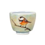 九谷焼 ぐい呑 ヤマガラ/中村陶志人