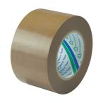 (まとめ) リンレイ 包装用PEワリフテープ EF671 75×50mm 茶色 EF671-75X50 1巻 〔×3セット〕