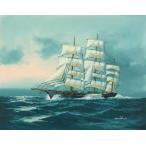  живопись масляными красками . западное кино автограф живопись маслом F6 номер [ парусное судно море ..]-114- специальная цена 