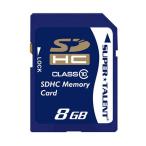 （まとめ）スーパータレント SDHCカードCLASS10 8GB ST08SDC10 1枚〔×5セット〕