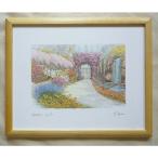 額縁付きヨーロッパ製絵画 サイズ八ッ切 24X30mm KOMITI