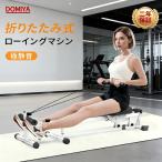 DOMIYA 1台4役 ローイングマシン 腹筋ローラー アブクラッシャー 極静音 漕ぎマシン 自宅 負荷調節可 ダイエット器具 腹筋器具 全身運動 有酸素運動 二年保証