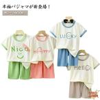 160cm 上下セット 2 点セット パジャマ ルームウェア キッズ 80 女の子 子供パジャマ 可愛い かわいい おしゃれ T シャツ ハーフパンツ 男の