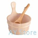  sauna ведро sauna . ложка имеется из дерева ведро 4L автобус аксессуары горячая вода . рука . с одной стороны горячая вода .. ванна sauna для водонепроницаемый . утечка крепкий использование простой 