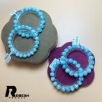 綺麗 EU製 ★ROBEAN・ドミニカ共和国産のラリマー★パワーストーン ブレスレット 天然石 開運 金運 綺麗  アクセサリー レディース メンズ