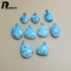 貴重 EU製★ROBEAN・ラリマーペンダント★パワーストーン アクセサリー 天然石 高級 綺麗 お守り アクセサリー レディース メンズ