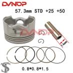 【並行輸入品】バイク 57.3 MM STD +25 +