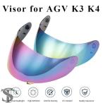 【並行輸入品】VISERA CASCO モトフェイスシールドバイザーフロントガラス AGV K3 K4 バイザーサンシールド UV カット CAPACETE モトアクセサリー