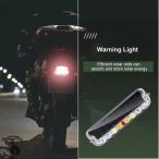 ショッピングセキュリティ製品 【並行輸入品】 バイク用ソーラーパワー 追突防止セキュリティライト ハザード点滅LEDライト 自動ハザード信号ランプ 車用汎用