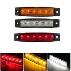【並行輸入品】クリアランスライト LED 12/24V 6 SMD LED 車バストラックトラックサイドウィンカーマーカーインジケータ LED トレーラーライトリアサイドランプ