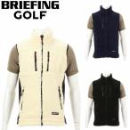 ブリーフィング ゴルフ ボアベスト BRIEFING MENS BOA VEST ゴルフウェア ボア アウター トップス ジップアップ ファー スタンド 無地 ロゴ 正規品 BRG203M25