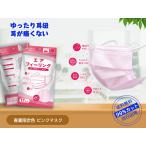 当日配送!春夏限定色 ピンク色マスク ゆったり耳紐 耳楽々 痛くない 3層構造 ウイルス対策 花粉99%カット 飛沫防止 17枚入 日本開発販売 17.5*9.5CM