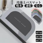 珪藻土バスマット 大判 風呂 足ふきマット 速乾 足拭きマット キッチンマット 珪藻土 滑り止め 浴室 洗面所 吸水 速乾 抗菌 滑り止め 北欧 脱衣所 吸水 ソフト
