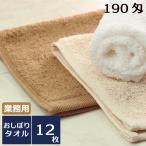 おしぼりタオル 190匁 業務用おしぼり スレン染め 12枚 業務用タオル ハンドタオル ミニタオル 毛足長め 高級 ホテル エステサロン サロン W038