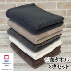 今治タオル フェイスタオル 3枚セット 制菌防臭加工 約34x80cm 部屋干し 清潔 におわない 臭わない 抗菌 防臭