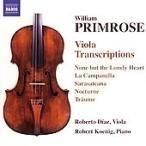 ロベルト・ディアス PRIMROSE:VIOLA TRANSCRIPTIONS:BORODIN:NOCTURNE - ANDANTE/SCHUBERT:LITANY FOR ALL SOUL'S DAY  CD