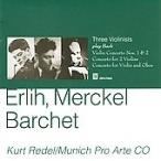 アンリ・メルケル J.S.Bach: Violin Concertos BWV.1041-BWV.1043, BWV.1060 / Devy Erlih(vn), Henri Merckel(vn), Ku CD