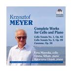 エヴァ・ミチェルカ (Cello) メイヤー_ チェロとピアノのための作品全集 CD