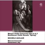 ミシェル・オークレール モーツァルト: ヴァイオリン協奏曲第4&5番 CD