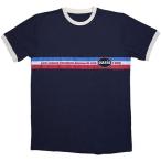 Oasis 1996 Tour Horizontal Stripes Ringer футболка NAVY BLUE/XL размер Apparel
