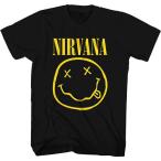 Nirvana NIRVANA Yellow Happy Face (Black) футболка L Apparel