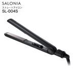 SL-004S サロニア SALONIA ストレートヘアアイロン ダブルイオン ストレートアイロン STRAIGHTENER 24mm ブラック