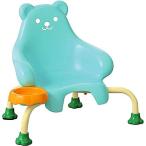 1歳が集中!テディチェア ペールターコイズ