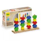 Erzi( L tsi) кубики [ красочный в машине дерево ( палка через .)/ happy ]Stacking board Happy
