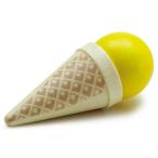 Erzi(エルツィ)木製ままごと 『アイスクリーム(レモン)』 Ice Cream Cone, Yellow