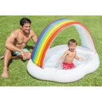  бассейн INTEX( Inte ks) Rainbow k громкий baby бассейн 142×119×84cm 57141 [ Япония стандартный товар ]