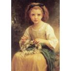 ジグソーパズル花かんむりを編む少女...