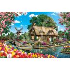 ジグソーパズル花咲く運河の村201...