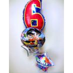 ドラゴンボールバースデーバルーン「数字のバルーン付　ドラゴンボール誕生日祝バルーン」
